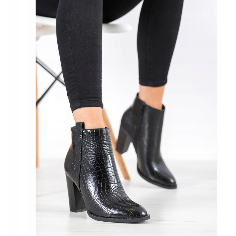 Seastar Eco-nahkaiset saappaat musta 2