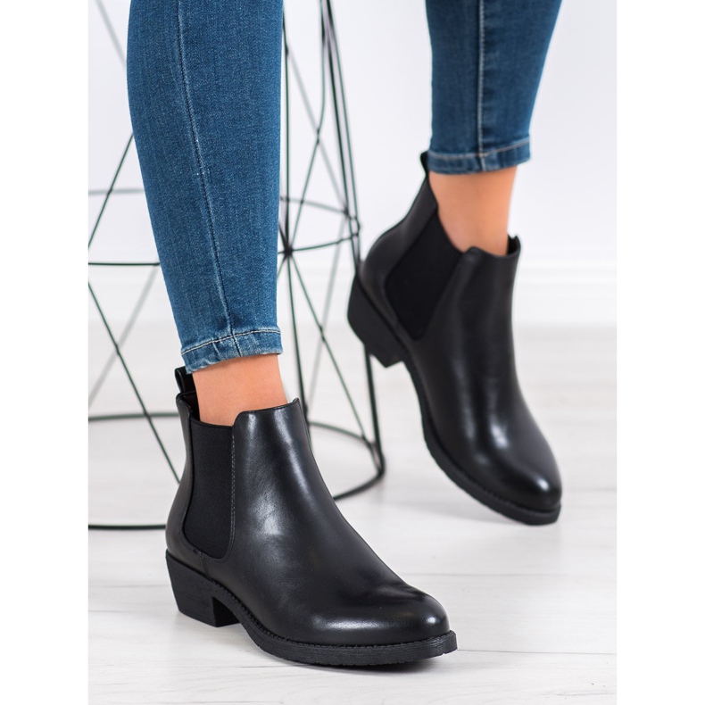 Sergio Leone Mustat Slip-On-saappaat 2