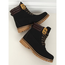 Naisten mustat eristetyt puukengät C001-1 Musta 1