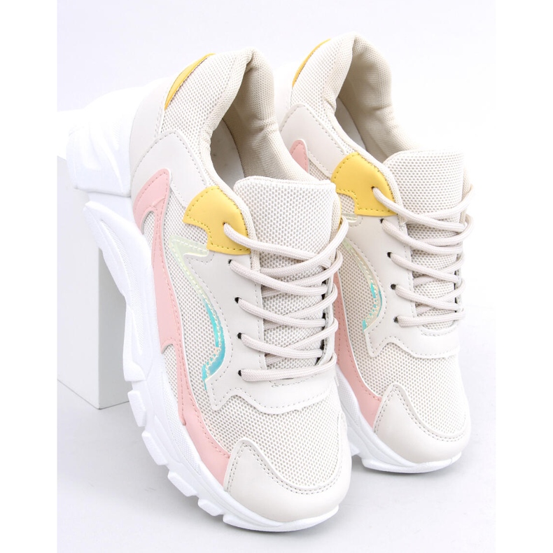 Beige BL196P Beige urheilukengät 2