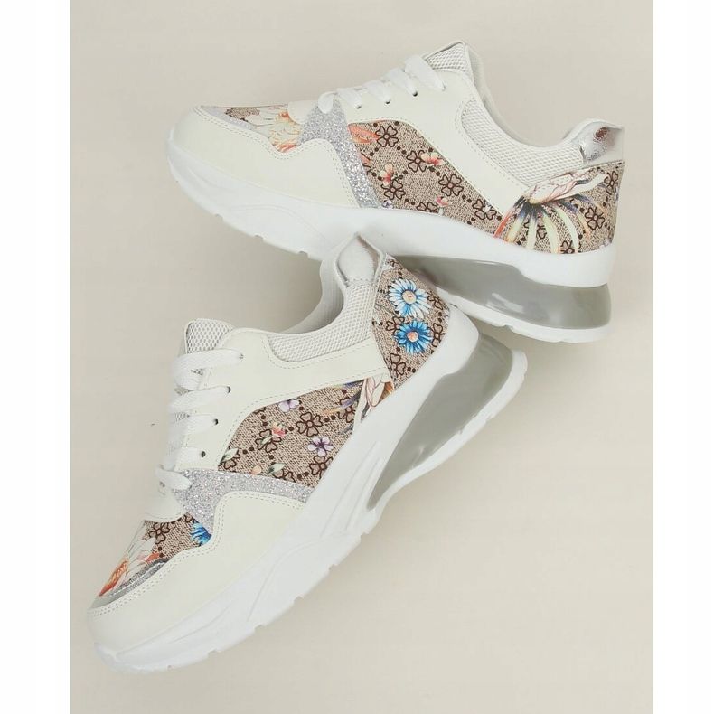 Valkoiset NB332 valkoiset urheilukengät valkoinen monivärinen 1