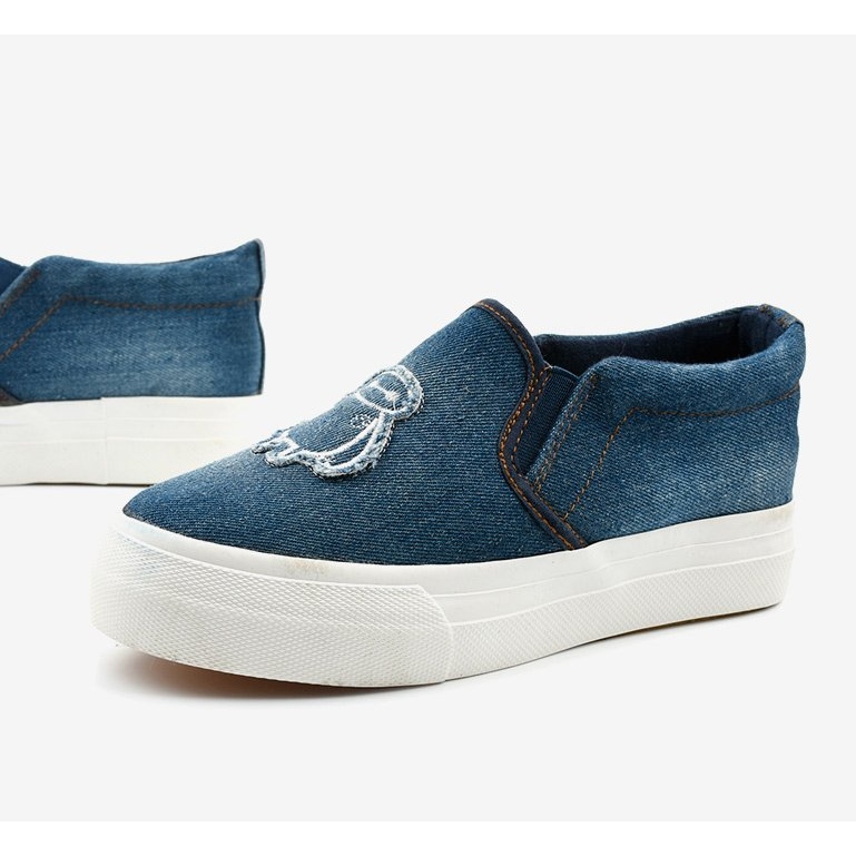 Cherilena tennarit farkut laivastonsininen sininen 1