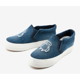 Cherilena tennarit farkut laivastonsininen sininen 2