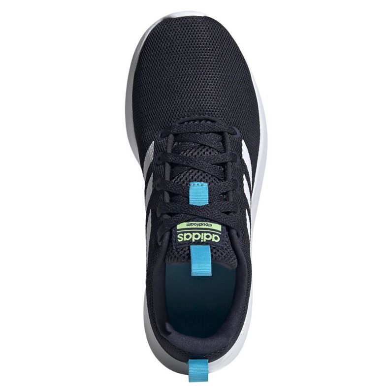 Adidas Lite Racer Cln Jr FV9608 kengät musta tummansininen 1