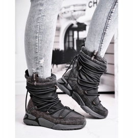 Naisten lumikengät Big Star Grey GG274629 harmaa 1