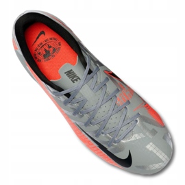 Nike Vapor 13 Academy Mg Jr AT8123-906 jalkapallokengät harmaa 3