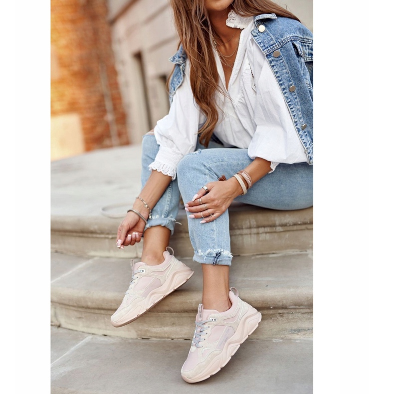 Naisten lenkkarit Big Star Pink GG274655 vaaleanpunainen 2