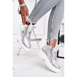 PS1 Naisten urheilukengät lämmitetty hopea Davan 1