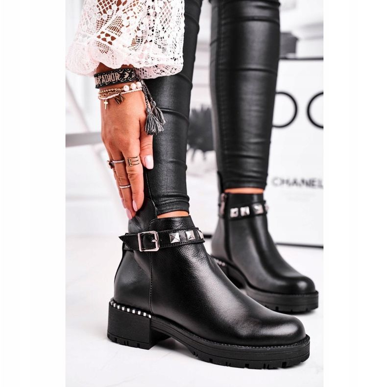 Naisten lämmin saappaat Laura Messi Musta 2055 1