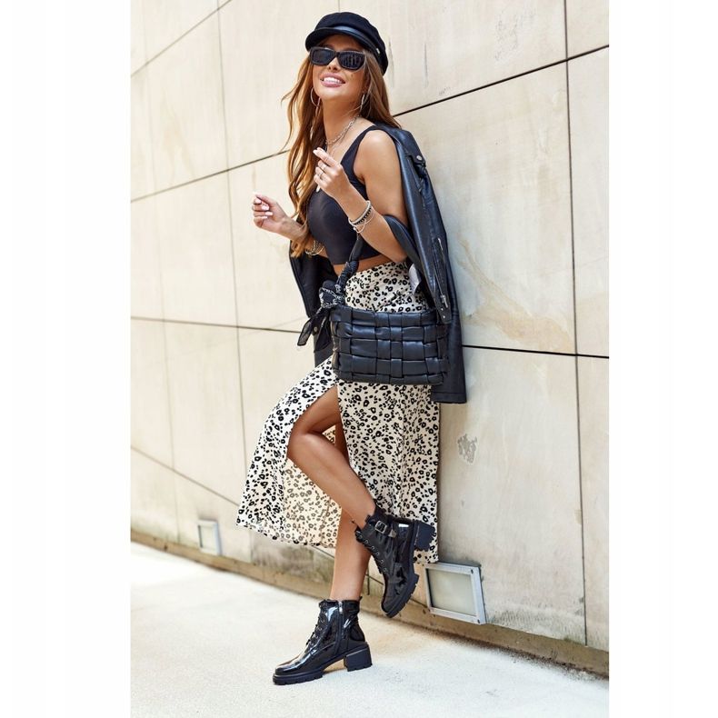 S.Barski Naisten saappaat lakattu musta ajaa minut hulluksi 2