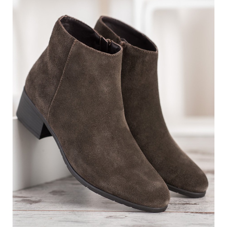 Filippo Klassiset nahkakengät khaki 2