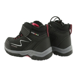 Pehmeäkuoriset urheilukengät American Club HL38 / 20 -kalvolla musta punainen 4