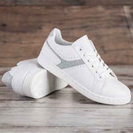 SHELOVET Muodikkaat urheilukengät valkoinen 1