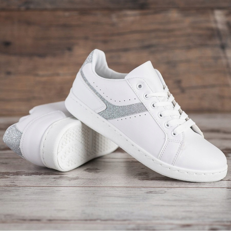 SHELOVET Muodikkaat urheilukengät valkoinen 1