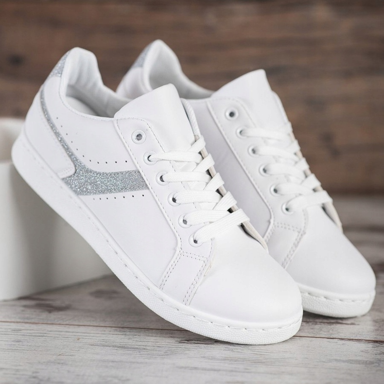 SHELOVET Muodikkaat urheilukengät valkoinen 2