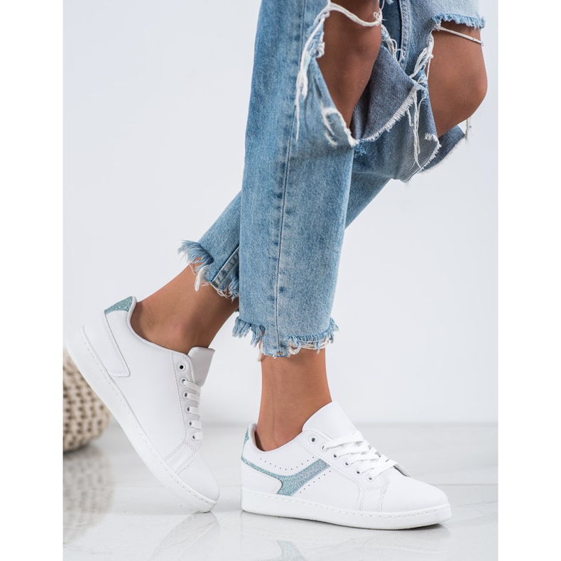 SHELOVET Muodikkaat urheilukengät valkoinen 1