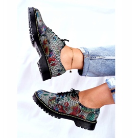 Naisten Brogues Oxfords Nahkakukat Maciejka 04087-43 monivärinen 2