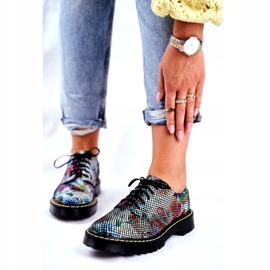 Naisten Brogues Oxfords Nahkakukat Maciejka 04087-43 monivärinen 1