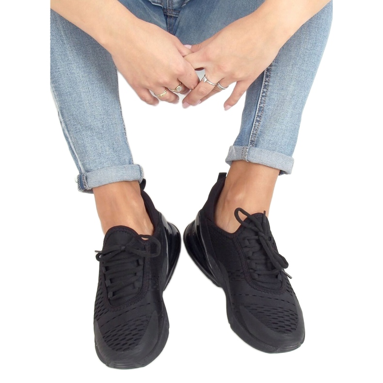 Mustat HY104 mustat urheilukengät 1