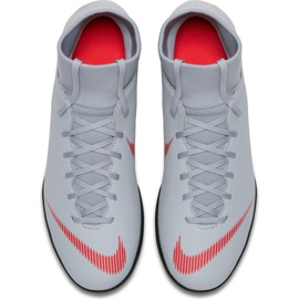 Nike Mercurial Superfly X 6 Club Tf AH7372 060 jalkapallokengät harmaa harmaa 1