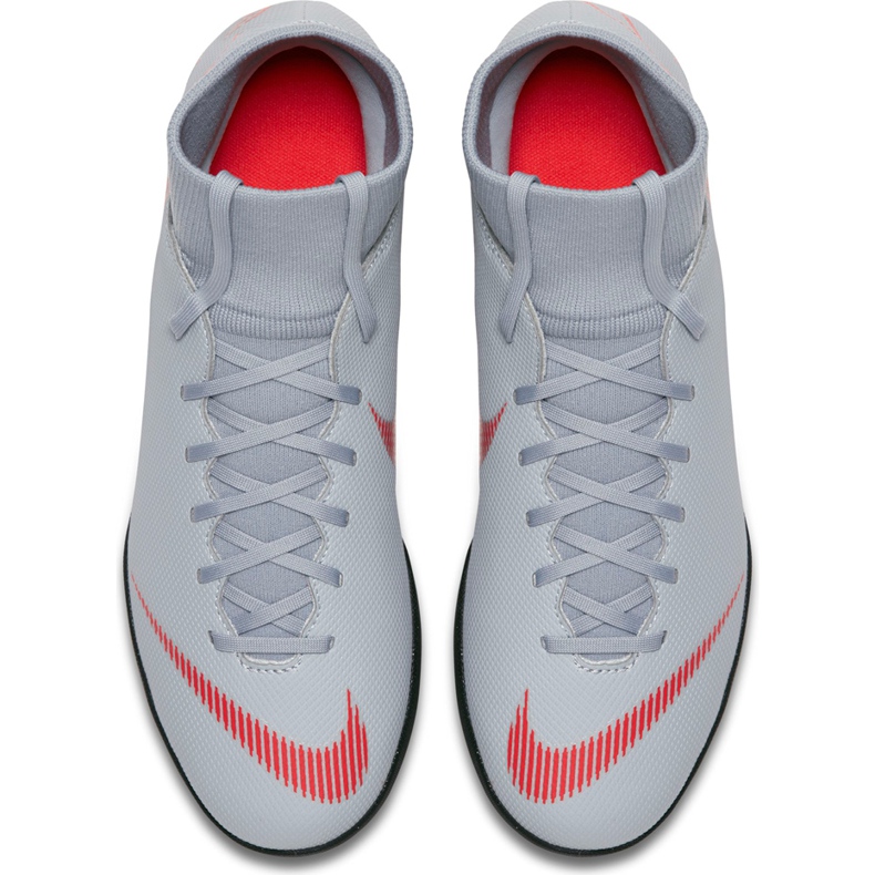 Nike Mercurial Superfly X 6 Club Tf AH7372 060 jalkapallokengät harmaa harmaa 1