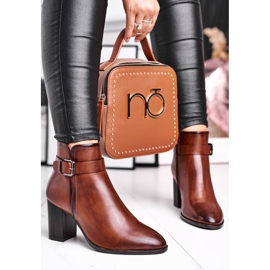 Naisten saappaat korkokenkiä Sergio Leone Brown BT509 ruskea 2