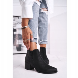 Naisten saappaat Sergio Leone Jodhpur saappaat Eco Nubuck Black BT621 musta 1