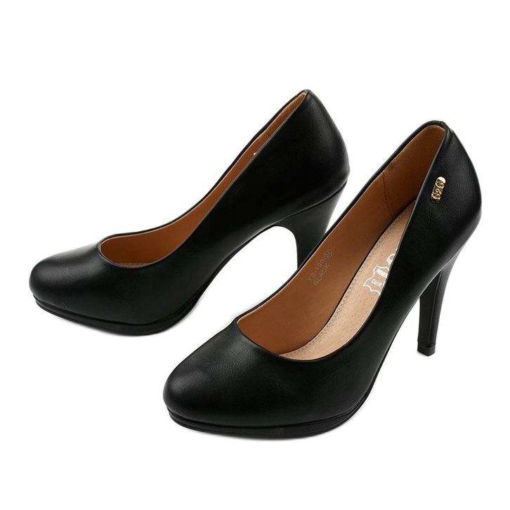 Mustat klassiset YS-190-korkokengät 2