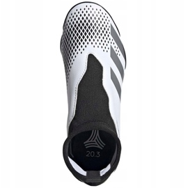 Adidas Predator 20.3 Ll Tf Junior FW9211 jalkapallokengät valkoinen valkoinen 1