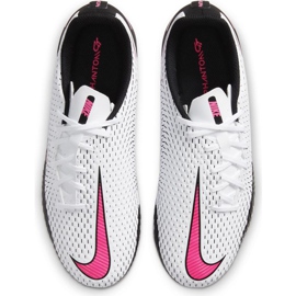 Nike Jr Phantom Gt Academy FG / MG CK8476 160 jalkapallokengät valkoinen valkoinen 1
