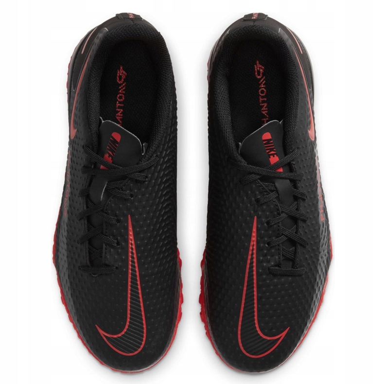 Nike Jr Phantom Gt Academy Tf CK8484 060 jalkapallokengät musta musta 1