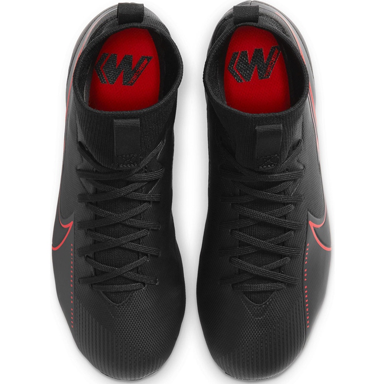 Nike Mercurial Superfly 7 Academy FG / MG Junior AT8120 060 jalkapallokengät musta musta 1