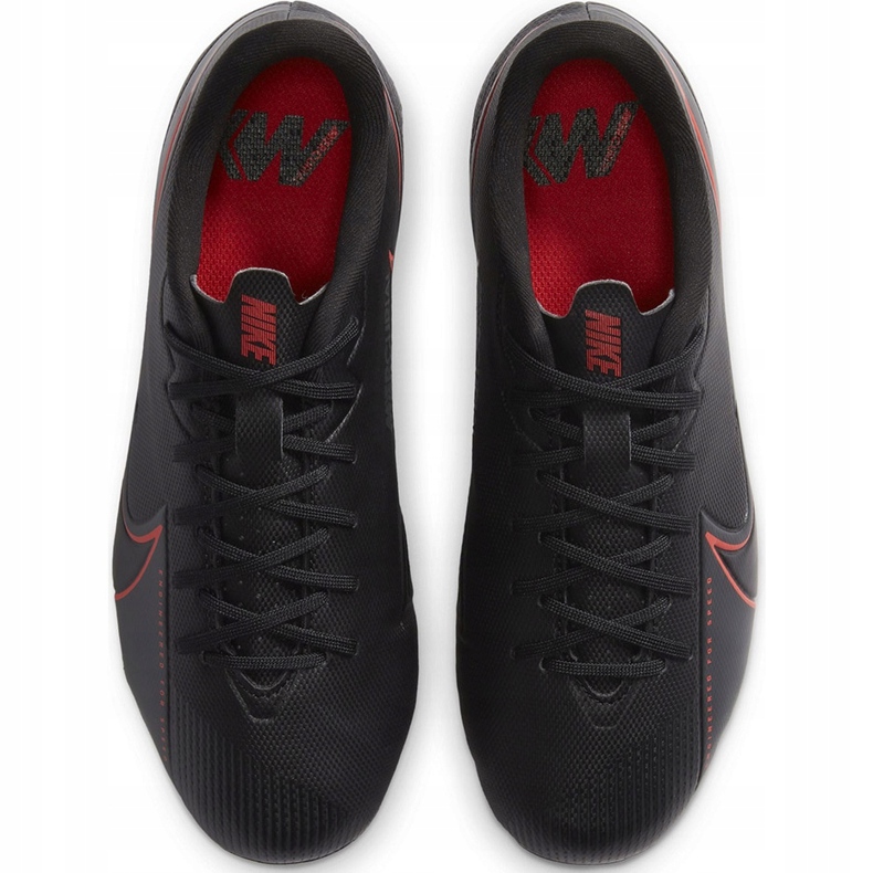 Nike Mercurial Vapor 13 Academy FG / MG Junior AT8123 060 jalkapallokengät musta musta 1