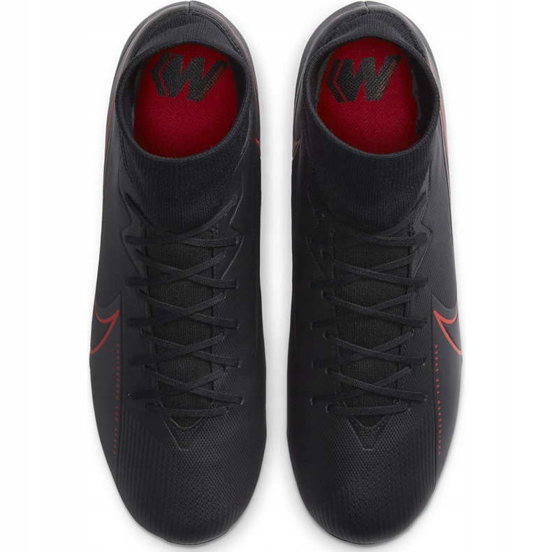 Nike Mercurial Superfly 7 Academy FG / MG AT7946 060 jalkapallokengät musta musta 1