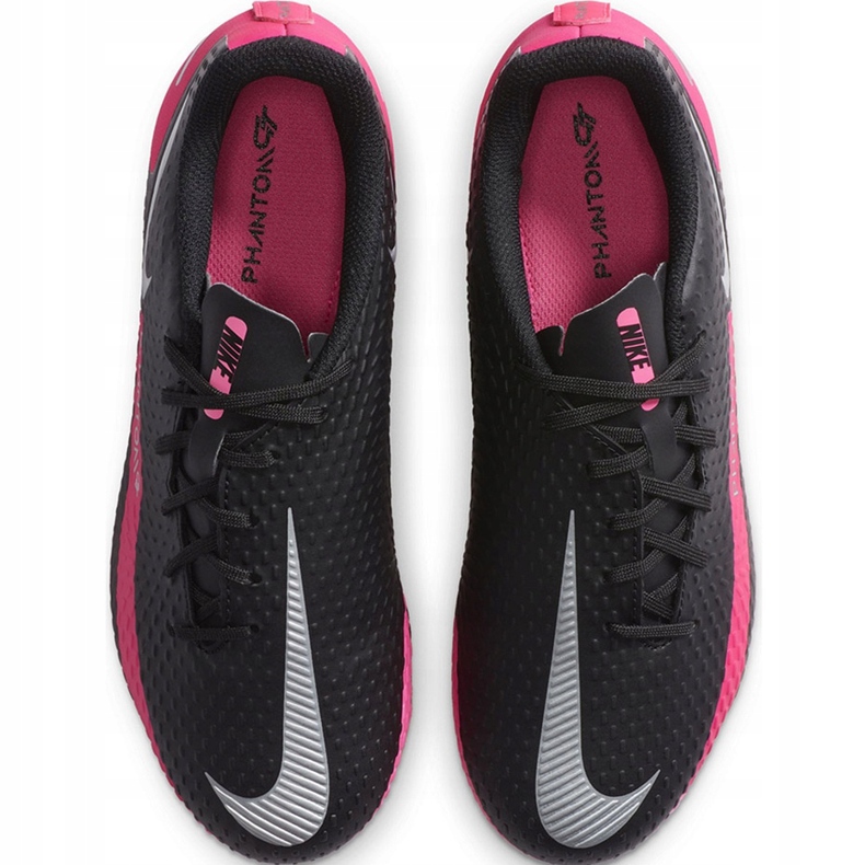 Nike Phantom Gt Academy FG / MG Junior CK8476 006 jalkapallokengät musta musta 1