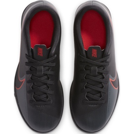 Nike Mercurial Vapor 13 Club Tf Junior AT8177 060 jalkapallokengät musta musta 1