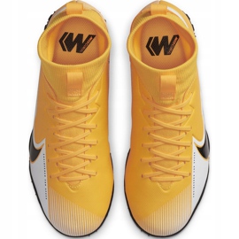 Nike Mercurial Superfly 7 Academy Tf Junior AT8143 801 jalkapallokengät oranssi keltainen 1