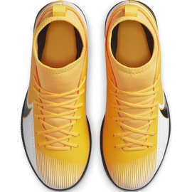 Nike Mercurial Superfly 7 Club Ic Junior AT8153 801 jalkapallokengät oranssi keltainen 1