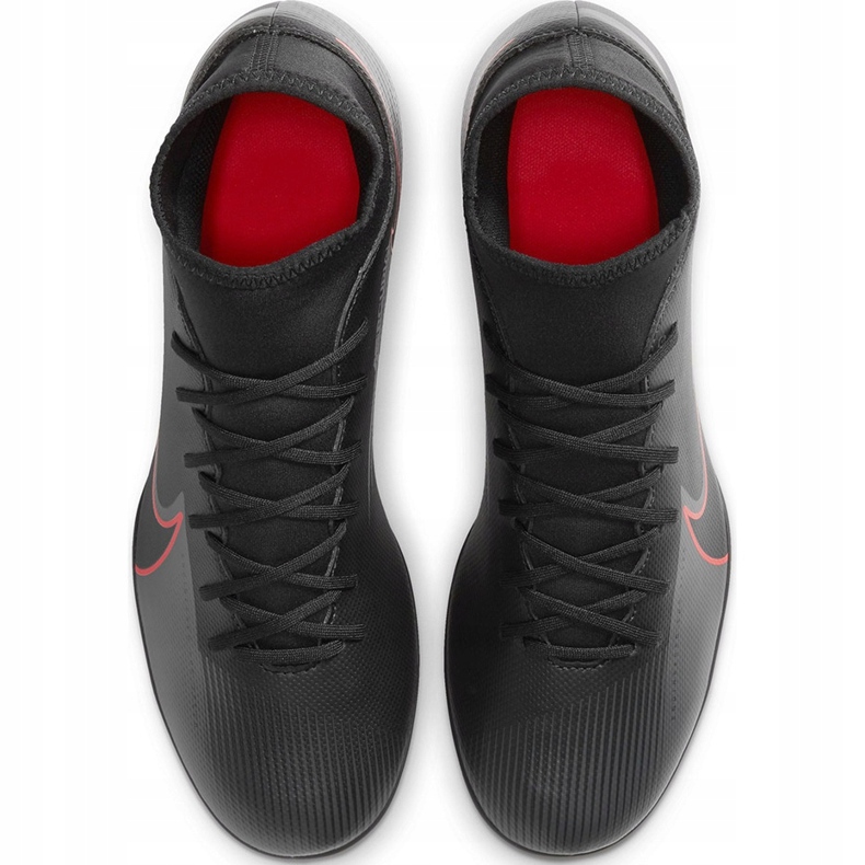 Nike Mercurial Superfly 7 Club FG / MG AT7949 060 jalkapallokengät musta punainen musta 1