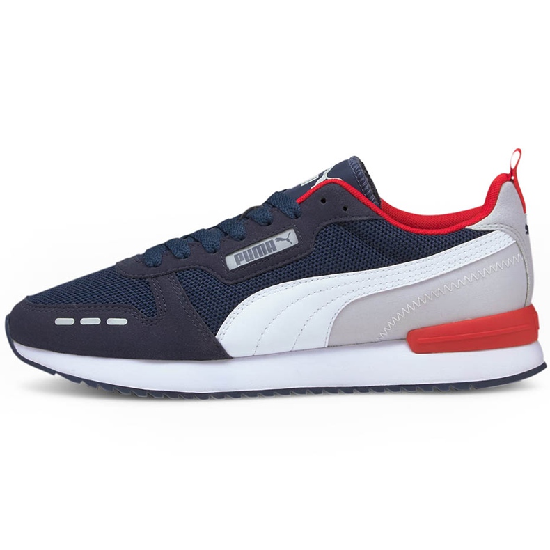 Miesten kengät Puma R78 tummansininen-valkoinen-harmaa-punainen 373117 24 monivärinen 1