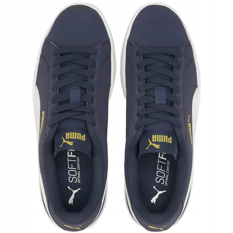 Puma Smash v2 Buck tummansininen 365182 22 lasten kengät 2