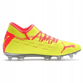 Puma Future 5.2 Netfit Osg Evo Fg Ag 106007 01 jalkapallokengät keltainen punainen 1