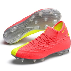 Puma Future 5.2 Netfit Osg Evo Fg Ag 106007 01 jalkapallokengät keltainen punainen 2