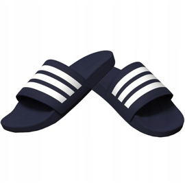 Adidas Adilette Comfort tummansininen tossut B42114 valkoinen laivastonsininen 1