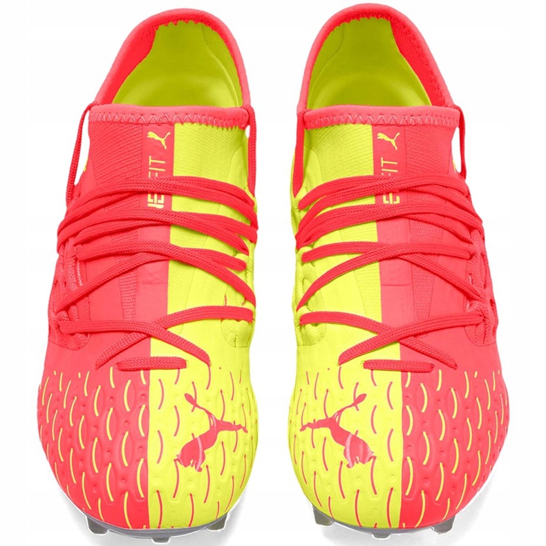 Puma Future 5.3 Netfit Osg Fg Ag 105947 01 lasten jalkapallokengät keltainen 2