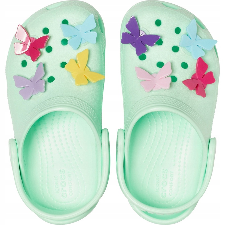 Crocs Kids Classic Butterfly Charm Clg Ps Vihreä 206179 3TI 1