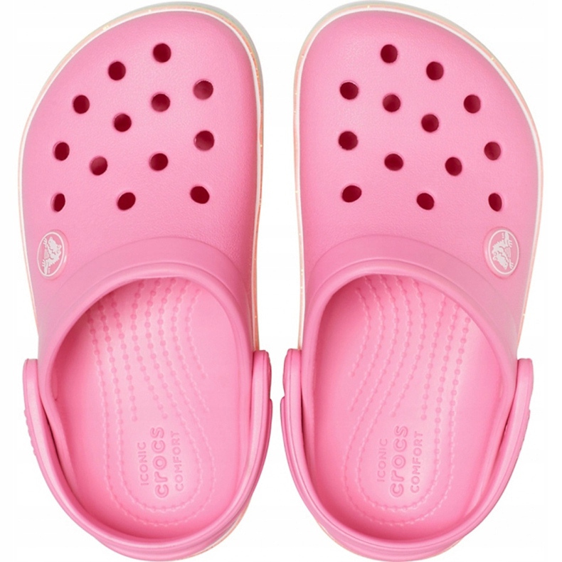 Crocs lapsille Crocband Rainbow Glitter Clg K pinkki 206151669 vaaleanpunainen 1