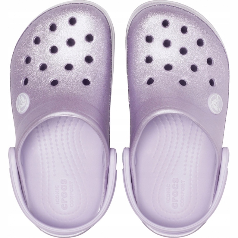 Crocs lapsille Crocband Glitter Clog Kids violetti 205936530 1