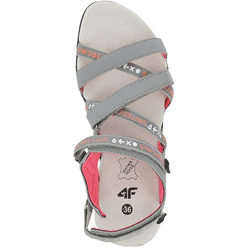 Tyttöjen sandaalit 4F monivärinen HJL20 JSAD001 90S oranssi vaaleanpunainen harmaa 1 Tyttöjen sandaalit 4F monivärinen HJL20 JSAD001 90S oranssi vaaleanpunainen harmaa 1