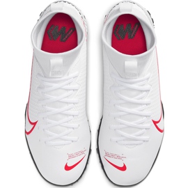 Nike Mercurial Superfly 7 Academy Tf Jr AT8143 160 jalkapallokengät monivärinen valkoinen 1